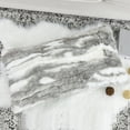 thumbnail image 4 of Home Soft Things Jacquard Faux Fur 2 Piece Throw Pillow Cover Set - Grey - 14" x 26", 4 of 7