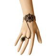 thumbnail image 1 of Women's Hand Chain Vintage Creative Finger Ring Bracelet Hand Ring Bracelet Finger Ring Chain, 1 of 6