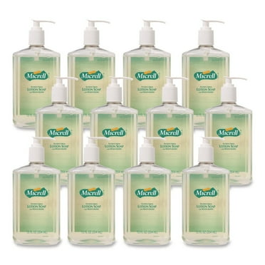 MICRELL 9759-12 12 oz. Pump Bottle Antibacterial Lotion Soap - Light Scent (12/Carton)