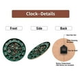 thumbnail image 7 of Vintage Parts Clock Wall Decor Teal Green 10-Inch Silent Wooden Wall Clock, Battery Operated (AA Batteries Not Included), Artistic Home Decor, 7 of 7