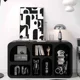 thumbnail image 2 of Estantería para libros, gabinetes para sala de estar, armario organizador negro, armario para entradas, medicina, curiosidad, Armadi Da Soggiorno, muebles de habitación, 2 of 4