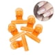 thumbnail image 5 of 5pcs C Curve Nail Extension Clips Multifuncional Plástico Nail Art Accesorios Naranja, 5 of 8
