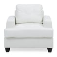 thumbnail image 4 of Glory Furniture Sandridge Faux Leather Chair in White, 4 of 6