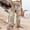 Brown, variant on Women's New Thin Elastic Loose Large Size Korean Version of Everything Long Trousers Casual Trousers Haren, Black, L