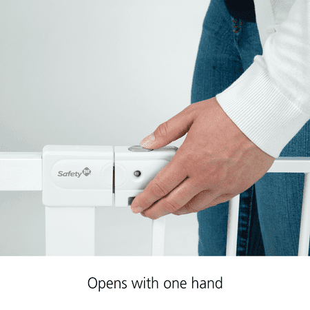 Safety 1st - Easy Install Auto-Close Gate - White