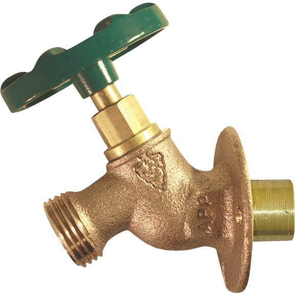 Arrowhead Brass Sillcock Sweat Valve - 1/2" S & 3/4" S x 3/4" MHT