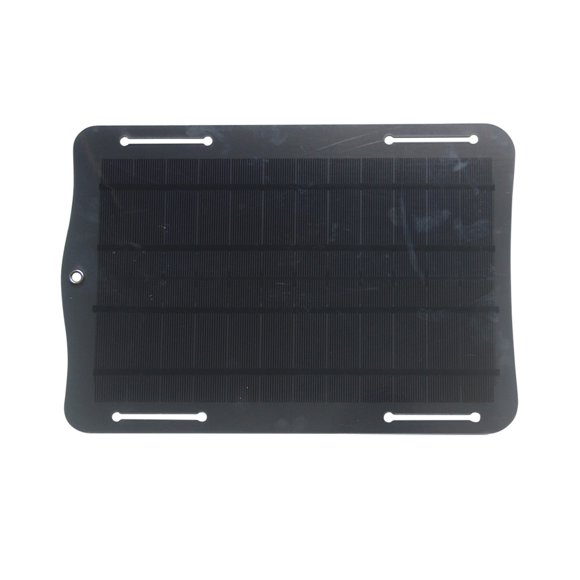 Cargador de panel solar de 10 W y 5 V con cable USB. Panel de energía de emergencia universal para exteriores de alta eficiencia para teléfonos y ventiladores.