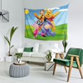thumbnail image 3 of Winnie The Pooh Tapestry Wall Hanging Wall Art Decor Wall Tapestry For Living Room Bedroom Dorm 60x40 inxh, 3 of 7