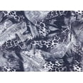 thumbnail image 2 of Zelouf Skin And Jacket Print On Annabelle Stretch Satin  , Sewing, DIY, Crafts Fabric by the Yard, Grey, 1 Yard, 2 of 2