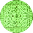 thumbnail image 1 of Ahgly Company Indoor Round Persian Green Traditional Area Rugs, 4' Round, 1 of 1