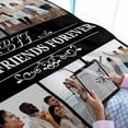 thumbnail image 4 of Custom Blanket with Photos/Text, Personalized Picture Blanket Throw Using My Own Photos, Customized Memorial Mothers for Mom Dad Family Friends - 4 Size (1 Photo) Blankets, 4 of 5
