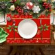 thumbnail image 4 of ¡Liquidación! Manteles individuales navideños rojos impermeables por menos de $1 para mesa de comedor, 32 x 21 cm, ideales para invierno, Navidad, copos de nieve, fiestas, manteles lavables., 4 of 4