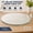 1/4" Thick - Flat Polished Edge, variant on 24 Inch Round Clear Tempered Glass Table Top with Safe Polished Edge - Coffee, Dining & End Table Protector Surface