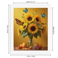 thumbnail image 2 of Paint by Numbers Kit for Adults, Sunflowers Butterflies Oranges Grapes Paint by Numbers, Easy Paint by Numbers Kit for Adults Beginner, DIY Adult Paint by Number Kits on Canvas, Home Decor, 2 of 7