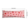 thumbnail image 6 of Strawberry Body Pillow Cover - Soft & Breathable, Hidden Zipper, 20"x54", Kawaii Strawberry & Floral Print - Perfect Gift for Strawberry Lovers, Side Sleepers, Pregnancy Support & Sweet Home Decor, 6 of 7