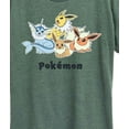 thumbnail image 3 of Pokémon - Eevee and Eeveelutions Group  -  Women's Short Sleeve Graphic T-Shirt, 3 of 5