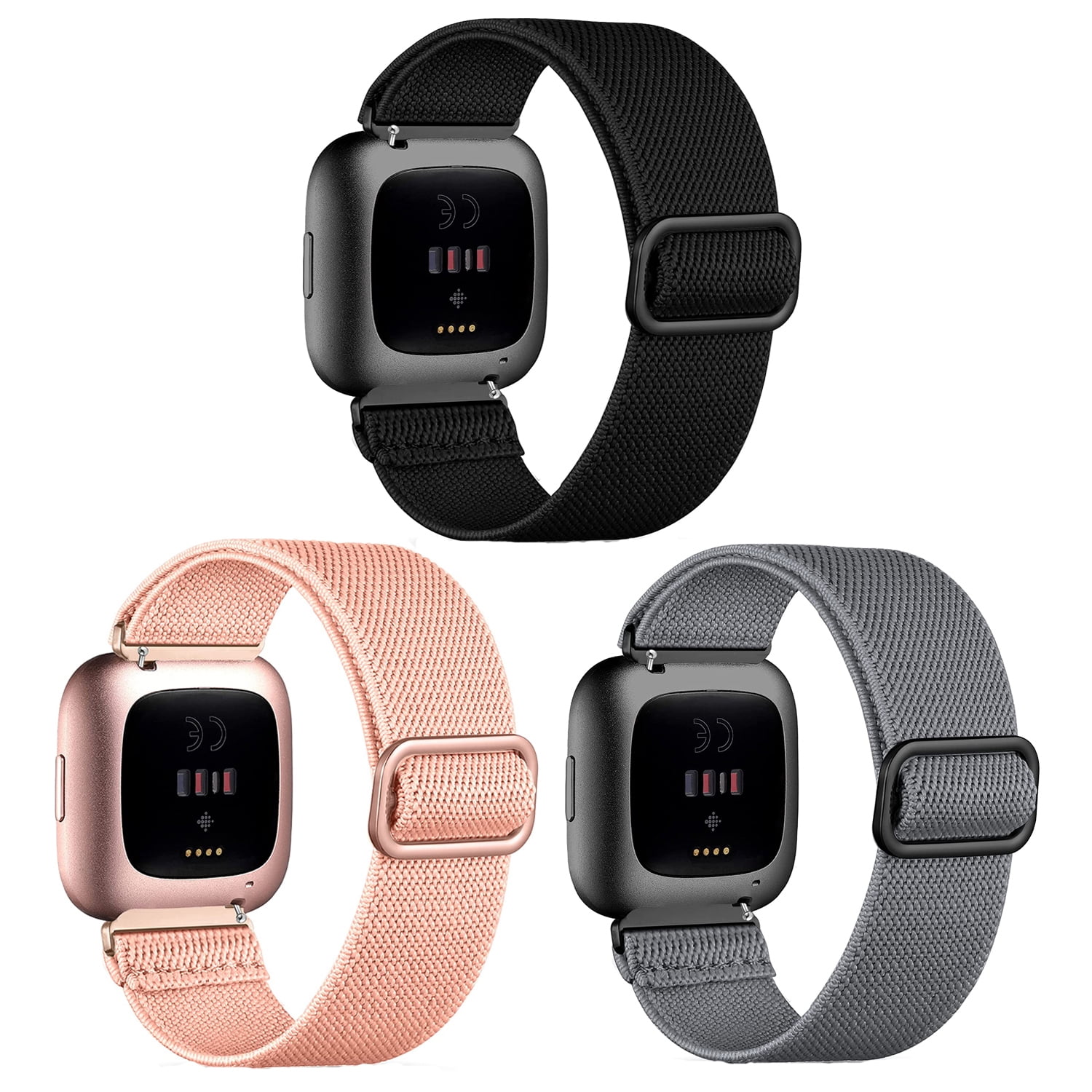 Compatible with Fitbit Versa 2 Bands for Women Men Stretchy