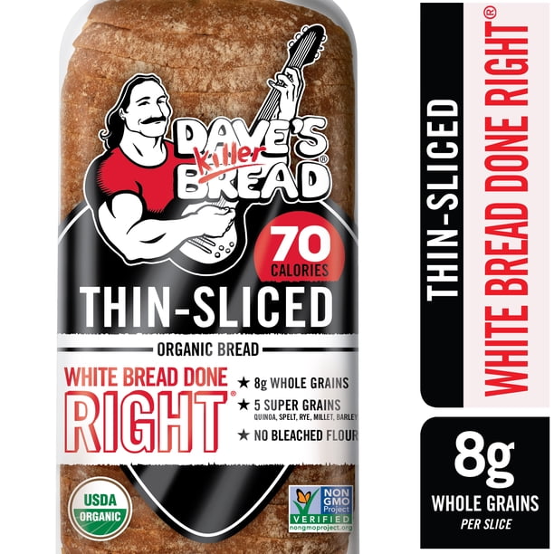 Dave's Killer Bread Healthy Whole Grain White Bread Done Right