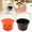 Black+Orange, variant on YAZHPA Halloween Trick or Treat Pumpkin Bucket, 1 Pack Orange Plastic Candy Bucket for Trick or Treating, Halloween Jack O Lantern Candy Basket for Halloween Party Favor Supplies
