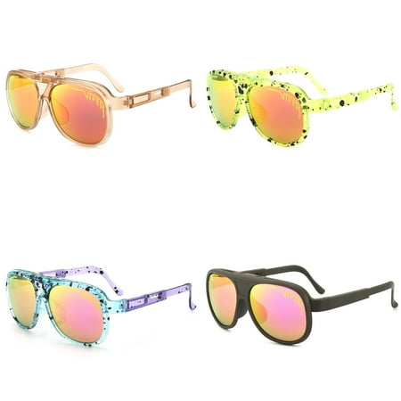 Fashion Flip down Retro Pit Vipers Cycling Sunglasses Men and Women UV400 Vintage Sun Glasses Steampunk Eyewear