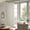 Linen, variant on 112 Inch Pinch Pleat Linen Semi Sheer Curtains 2 Panels Terracotta Light Filtering Privacy Burnt Orange Rust Drapes Floor to Ceiling Back Tab with Hooks Rings