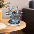 thumbnail image 7 of Hometravel Acrylic Desk Decor, Colorful Rose Series Figurine, Modern Study Ornament for Shelf Home Office Table, 7 of 7