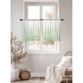 thumbnail image 3 of Green Polka Dots Sheer Curtains 54 Inch Length 2 Panels Set, Watercolor Abstract Art Voile Window Treatment Rod Pocket Short Kitchen Curtains Drapes for Bedroom 52"x54"x2, 3 of 7