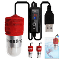 thumbnail image 4 of Mini Aquarium Heating Rod Small Fish Tank Mini Heater USB Charging Thermostat Heater 15-34℃ Adjustable Temperature 10W, 4 of 8