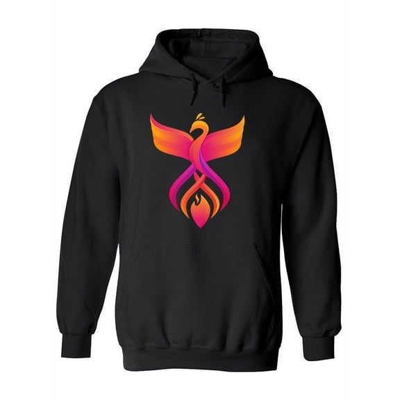 Colorful Phoenix Design Hoodie Women -Image by Shutterstock, Female 3X-Large