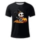 thumbnail image 4 of Blusas y camisas de manga corta y cuello redondo para hombre. Blusas/camisetas de manga corta con cuello redondo y estampado de Halloween para hombre. Blusa para hombre., 4 of 4