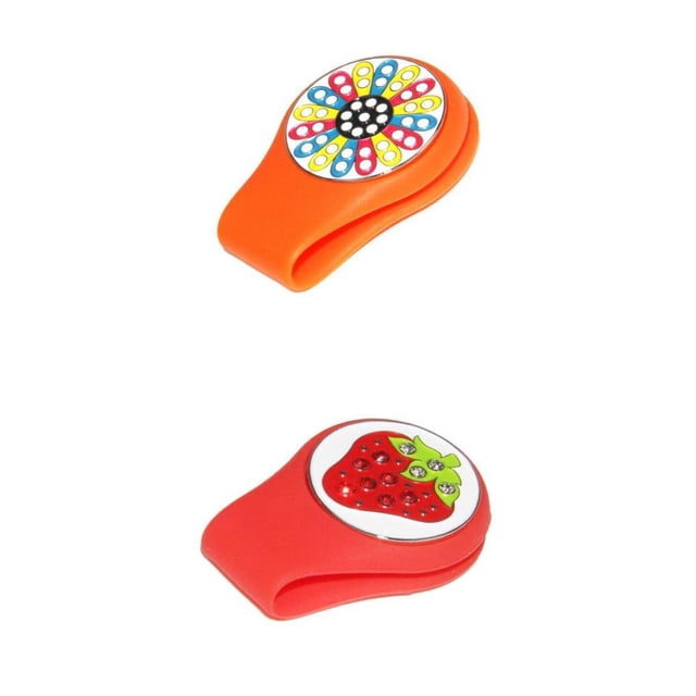 Clip De 2 Piezas De Clip De Sombrero para golf Clip De Collar De licencia De Desmontable