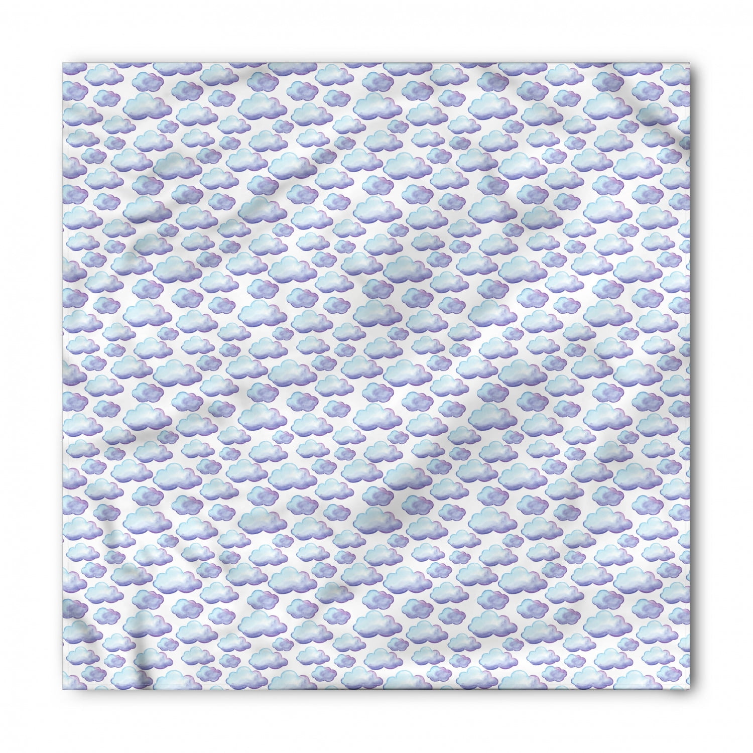 Gradient Bandanas Watercolor Bandana, Simple Gradient Clouds, Unisex Head and Neck Tie ...