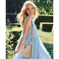 thumbnail image 7 of LOUEBICA Small Straw Crossbody Bag for Women Woven Summer Shoulder Phone Purse Beach Handbag for Vacation, 7 of 7