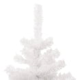 thumbnail image 5 of Charmma Swirl Christmas Tree with Stand and LEDs White 59.1" PVC, 5 of 10