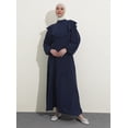 thumbnail image 2 of Navy Blue - Polo neck - Unlined - Modest Dress - Refka, 2 of 5