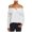 White - white, variant on The Fifth Label Womens Off The Shoulder Pullover Blouse, White, X-Small