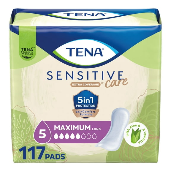 Tena Intimates Maximum Absorbency Incontinence Pad, Long