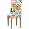 thumbnail image 4 of RYLABLUE Cute Bird Stretch Chair Cover Protector Seat Slipcover for Dining Room Hotel Wedding Party Set of 6, 4 of 5