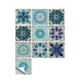 thumbnail image 1 of Sywqhk 10 Uds. Adhesivo de pared autoadhesivo para azulejos de cristal, calcomanías de mosaico de Mandala (A) Sywqhk Para estrenar, 1 of 8