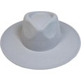 thumbnail image 2 of VERVE 8 Wide Brim Vegan Felt Rancher Hat - Women, Men, and Kids Fedora Style with Adjustable Inner Drawstring, 2 of 8