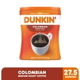 thumbnail image 3 of Dunkin’ Colombian Medium Roast Ground Coffee, 27.5 oz Canister, 3 of 14
