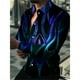 thumbnail image 1 of Camisas hawaianas de manga larga Camisas doradas Camisas de moda para hombre Blusas de solapa para hombre Ropa para hombre Blusa cubana de un solo pecho, 1 of 6