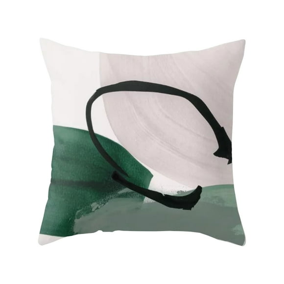 Heiheiup Exquisite Abstract Geometric Oil Painting Series Pillowcase Home Sofa Pillowcase