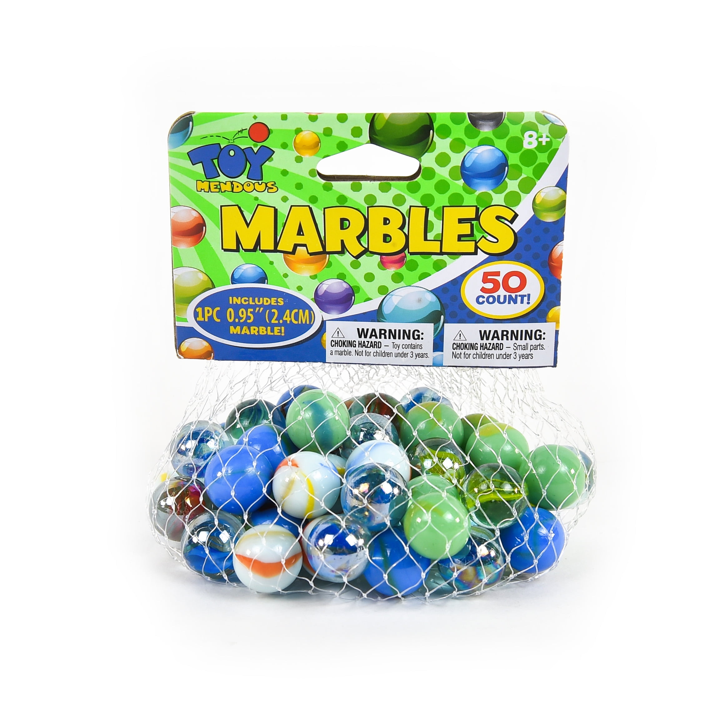 Bag of 50 Marbles Includes 1 Super Shooter Imperial Toy Marbles 
