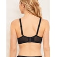 thumbnail image 4 of Wingslove Women's Sheer Lace Bra Minimizer See Through Unlined Full Coverage Bras, Black, 34B, 4 of 5