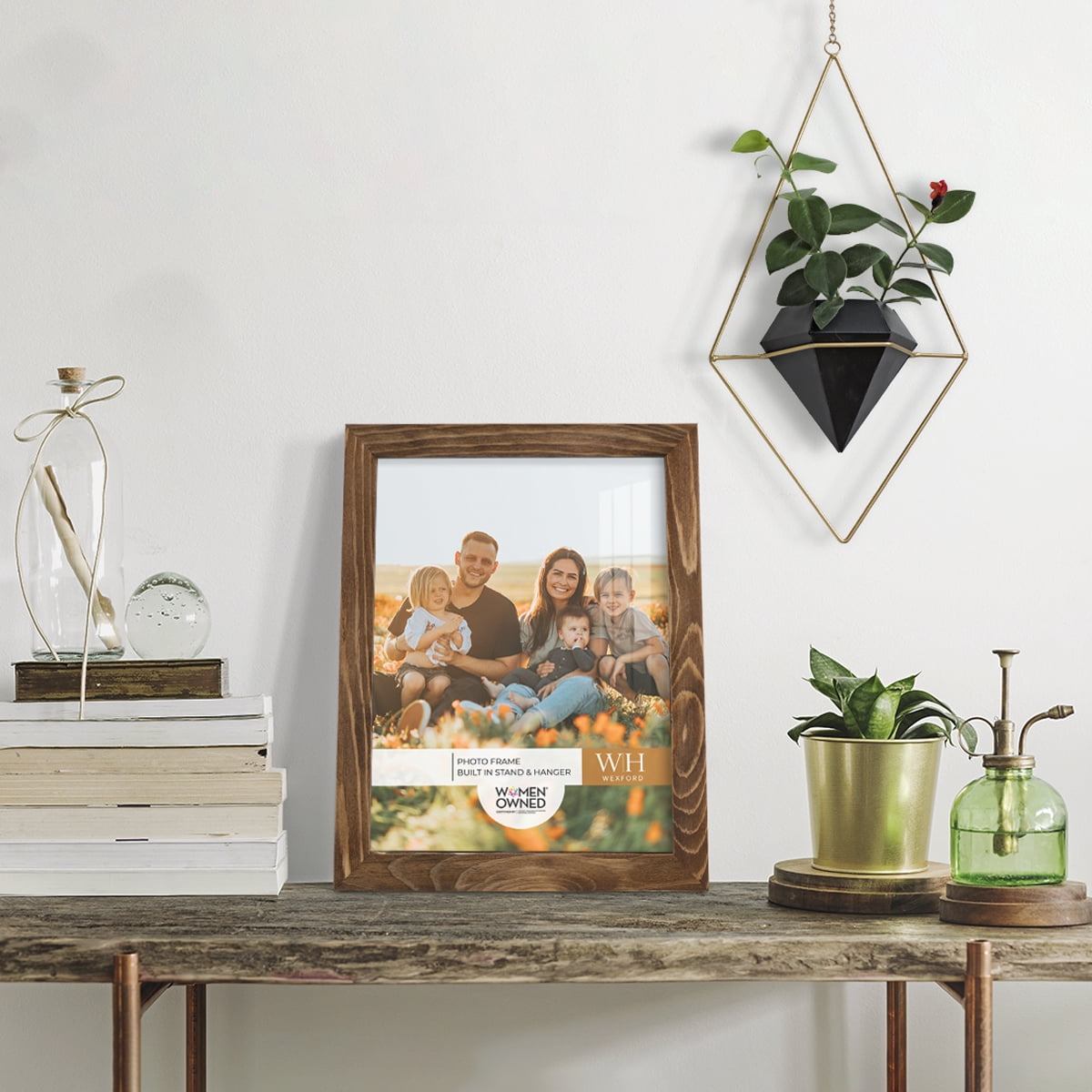 Woodgrain 8 in. x 10 in. Walnut Picture Frame