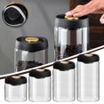 thumbnail image 2 of Coffee Beans Vacuum Sealed Tank Glass Moisture-proof Food Storage Container J }к, 2 of 8
