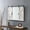 White, variant on FirsTime & Co. Gray Hayloft Barn Door Wall Mirror, Farmhouse, Rectangular, 36 x 2 x 26 in