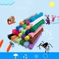 thumbnail image 4 of HANXIULIN 100 Pcs Pipe Cleaners Chenille Stems 30 Colors for Unisex Children Crafts Supplies, 4 of 8
