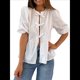 thumbnail image 1 of Blusa Peplum Y2K para Mujer, de Corta Abullonada, con Lazo, para Salir de Verano, Blusa Babydoll. XL, 1 of 10